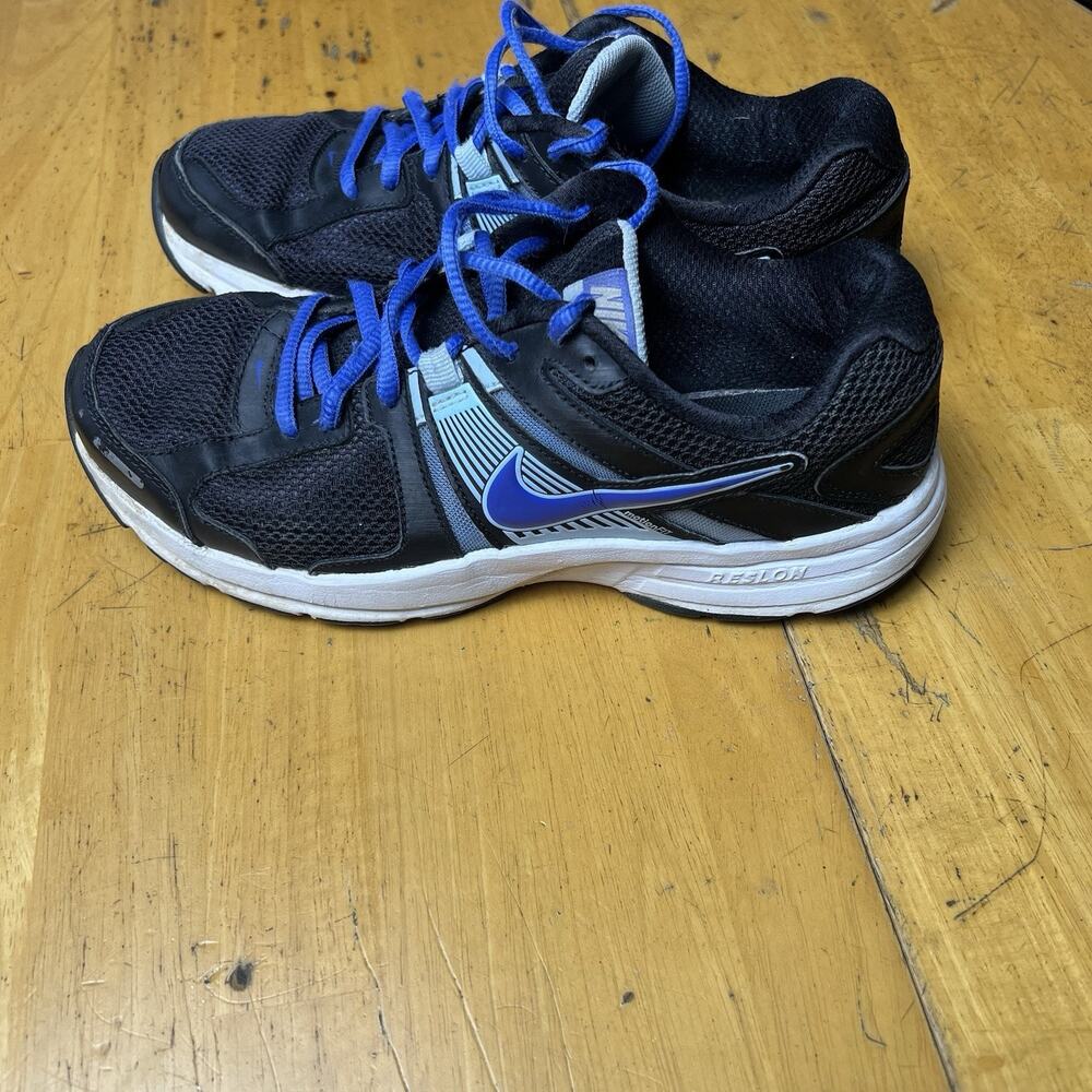Nike Dart 10 Women's Running Shoes Black Blue Size 8